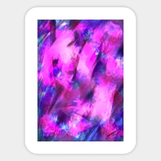 Colorful abstract painting Sticker